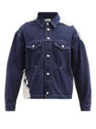Matchesfashion.com Noma T.d. - Tie-dyed Denim Jacket - Mens - Navy
