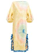 Matchesfashion.com Rhode Resort - Delilah Tie Dye Print Cotton Dress - Womens - Multi