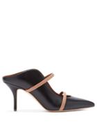 Matchesfashion.com Malone Souliers By Roy Luwolt - Maureen Leather Mules - Womens - Black Nude