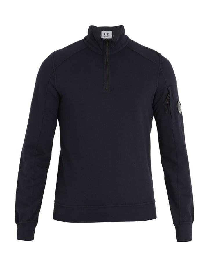 C.p. Company High-neck Cotton Sweatshirt