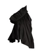 Marques'almeida One-shoulder Silk-taffeta Top