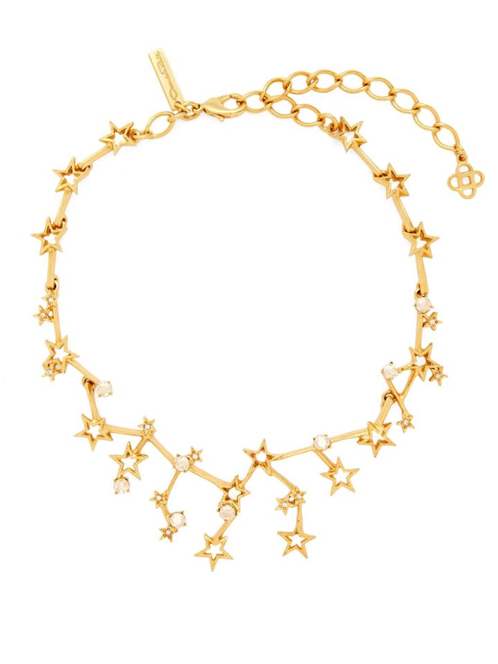 Oscar De La Renta Constellation Crystal-embellished Necklace