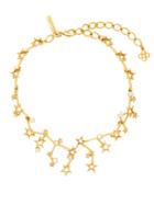 Oscar De La Renta Constellation Crystal-embellished Necklace