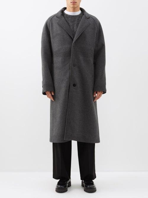 Maryam Nassir Zadeh - Vessel Single-breasted Wool Coat - Mens - Grey