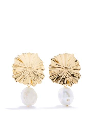 By Alona - Amary Baroque Pearl & Gold-plated Earrings - Womens - Pearl