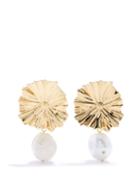 By Alona - Amary Baroque Pearl & Gold-plated Earrings - Womens - Pearl