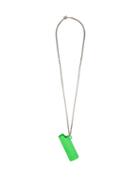 Matchesfashion.com Ambush - Lighter Case Metal Necklace - Mens - Green