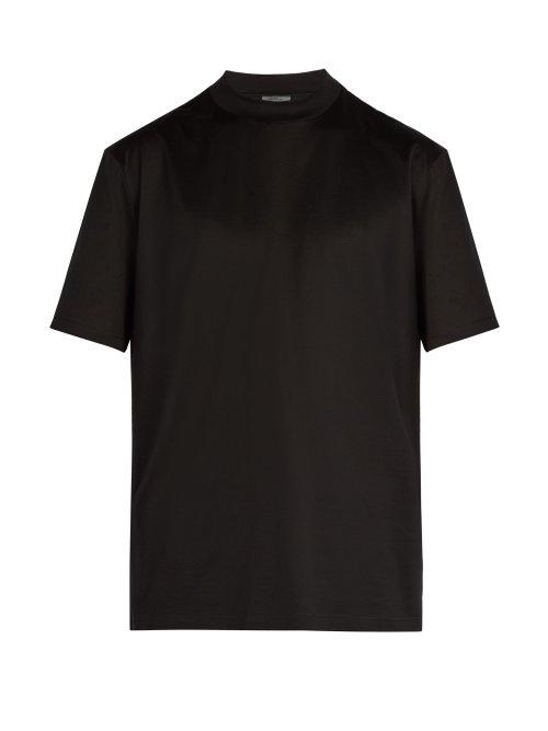 Matchesfashion.com Lanvin - Crew Neck Cotton T Shirt - Mens - Black