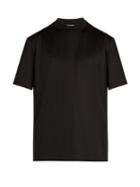Matchesfashion.com Lanvin - Crew Neck Cotton T Shirt - Mens - Black