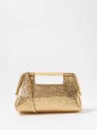 Demellier - The Seville Mini Leather Clutch Bag - Womens - Gold
