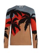 Matchesfashion.com Valentino - Hawaiian Knit Sweater - Mens - Multi