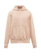Les Tien - Brushed-back Cotton Hooded Sweatshirt - Mens - Pink