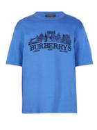 Burberry Skyline-embroidered Cotton-jersey T-shirt