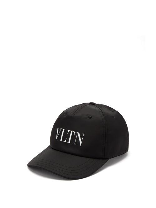 Valentino Garavani - Vltn-logo Nylon-canvas Baseball Cap - Mens - Black White