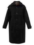 Our Legacy - Flight Felted-wool Overcoat - Mens - Black