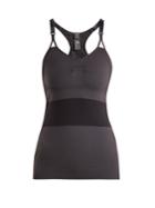 Adidas By Stella Mccartney Striped-panel Performance Tank Top