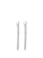Matchesfashion.com Paco Rabanne - Pixel Chainmail Hoop Earrings - Womens - Silver