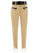 Goldbergh - Paris Belted Stirrup Softshell Ski Trousers - Womens - Beige