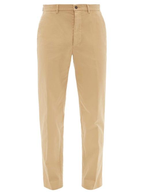 Mens Rtw Officine Gnrale - Abel Cotton-blend Twill Chino Trousers - Mens - Beige
