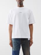 Acne Studios - Extorr Logo-print Cotton-jersey T-shirt - Mens - White