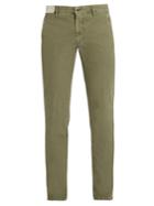 Incotex Slim-leg Cotton-blend Twill Trousers
