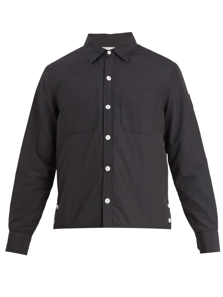 Moncler Gamme Bleu Seersucker Jacket