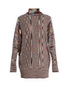 Missoni Roll-neck Striped Wool-blend Dress