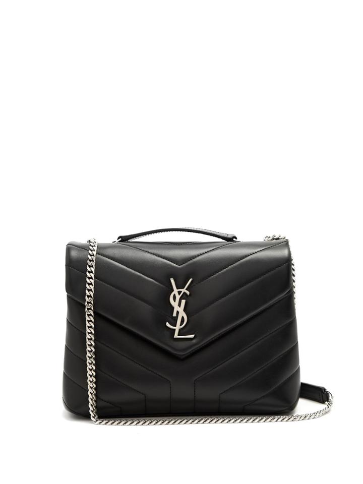 Saint Laurent Lou Lou Small Quilted-leather Shoulder Bag