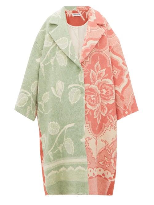 Matchesfashion.com Rave Review - Coco Single Breasted Wool Coat - Womens - Multi
