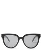 Matchesfashion.com Saint Laurent - Round Frame Acetate Sunglasses - Womens - Black