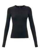 Matchesfashion.com Joseph - Round-neck Silk-blend Sweater - Womens - Black