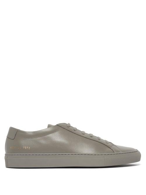 Matchesfashion.com Common Projects - Original Achilles Leather Trainers - Mens - Grey