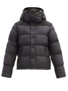 Matchesfashion.com Burberry - Lockwell Logo-patch Removable-sleeve Quilted Coat - Mens - Black