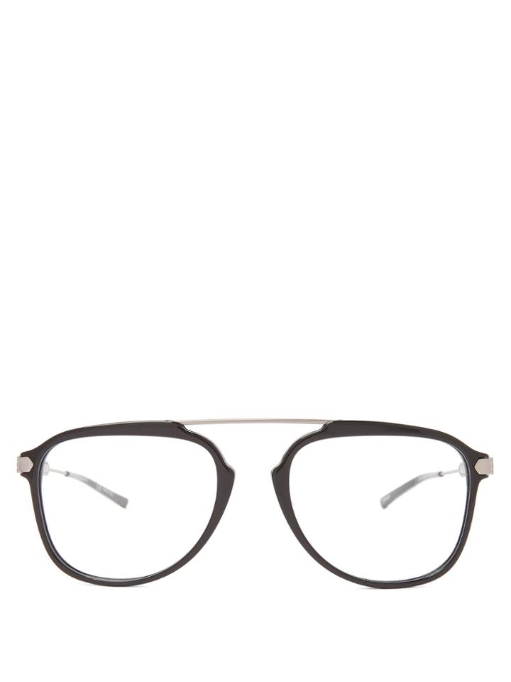 Calvin Klein 205w39nyc Aviator-frame Acetate Glasses