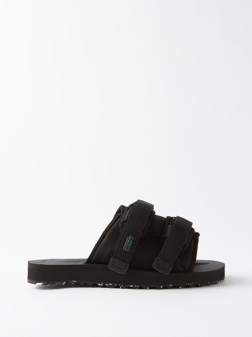 Suicoke - Moto-cab Nylon Slides - Mens - Black