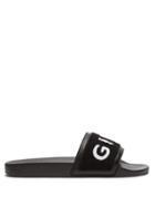 Matchesfashion.com Givenchy - Logo Terry Strap Rubber Slides - Mens - Black White