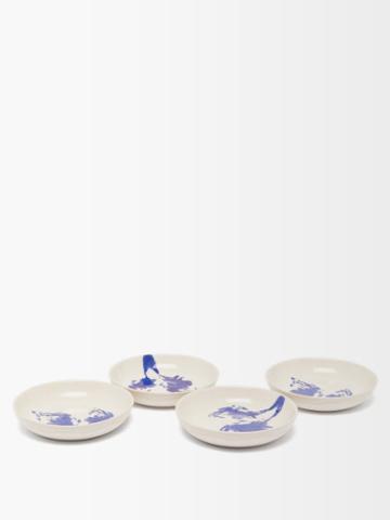 Serax - X Ottolenghi Set Of Four Feast Small Dish - White Blue
