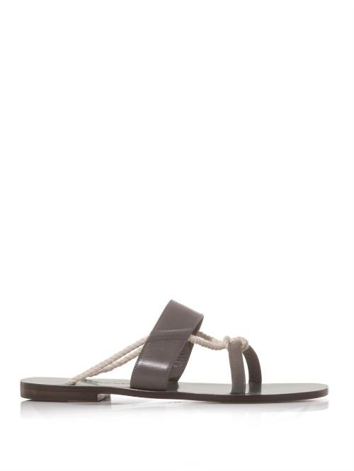 Zeus + Dione Adonis Leather Sandals