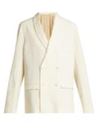 Lemaire Double-breasted Asymmetric Wool Jacket