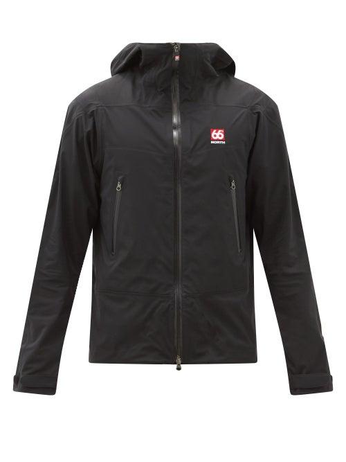 Matchesfashion.com 66north - Snaefell Hooded Waterproof Jacket - Mens - Black