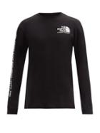 Matchesfashion.com The North Face - Coordinates-print Cotton Long-sleeved T-shirt - Mens - Black
