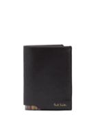 Mens Accessories Paul Smith - Signature-stripe Leather Bi-fold Wallet - Mens - Black