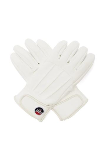 Fusalp - Glacier Softshell And Leather Gloves - Womens - White