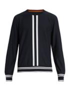 Paul Smith Stripe-intarsia Cotton Sweatshirt