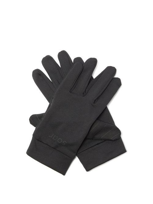 Matchesfashion.com Soar - Silicon-print Thermal Gloves - Mens - Black