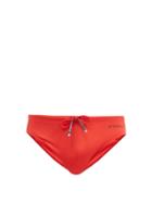Matchesfashion.com Givenchy - Logo-print Swim Briefs - Mens - Red