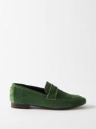 Bougeotte - Flneur Suede Loafers - Womens - Green