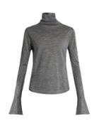 Chloé Wool, Silk And Cashmere-blend Roll-neck Sweater