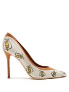 Malone Souliers X Natalia Vodianova Anastasia Linen Pumps