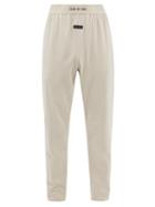 Fear Of God - Logo-print Cotton-blend Trousers - Mens - Cement